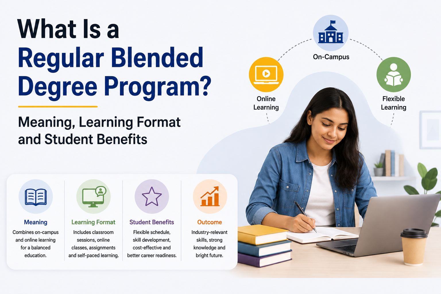 What Is a Regular Blended Degree Program? Meaning, Learning Format and Student Benefits